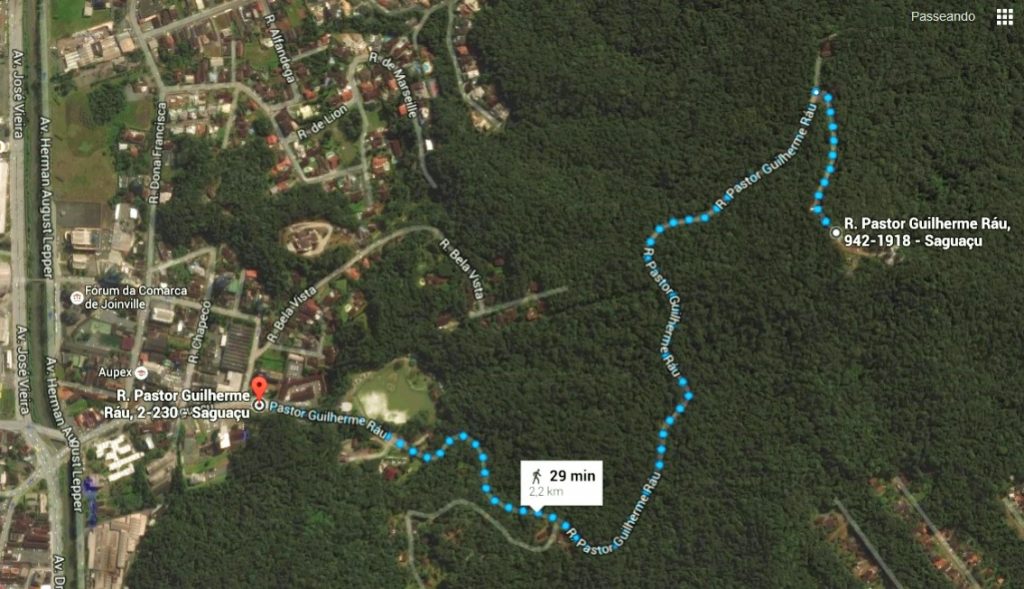 Mapa - Morro do Boa Vista